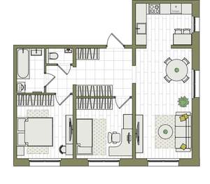 3-к квартира, вторичка, 64м2, 3/17 этаж