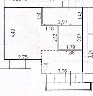 1-к квартира, вторичка, 29м2, 6/14 этаж