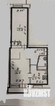 2-к квартира, вторичка, 44м2, 3/5 этаж