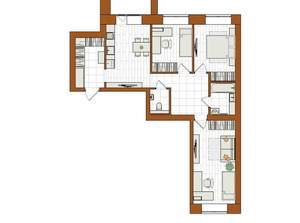3-к квартира, вторичка, 75м2, 2/12 этаж