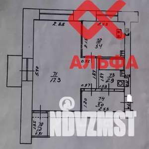 1-к квартира, вторичка, 33м2, 3/4 этаж