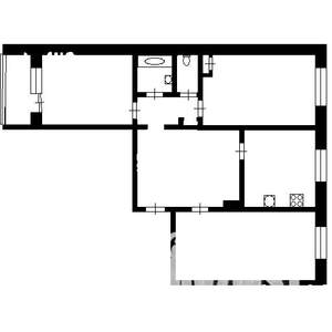 3-к квартира, вторичка, 71м2, 3/4 этаж