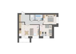 3-к квартира, вторичка, 55м2, 2/9 этаж