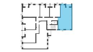 3-к квартира, вторичка, 77м2, 3/9 этаж