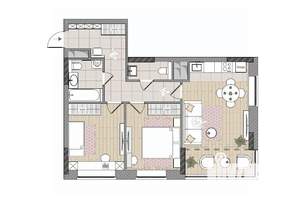 3-к квартира, вторичка, 65м2, 11/17 этаж