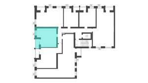 1-к квартира, вторичка, 39м2, 2/9 этаж