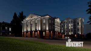 2-к квартира, строящийся дом, 45м2, 2/6 этаж