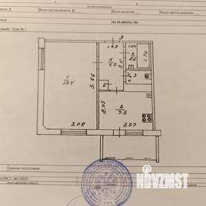 1-к квартира, вторичка, 33м2, 1/10 этаж