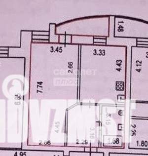2-к квартира, вторичка, 52м2, 6/7 этаж