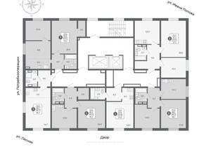 3-к квартира, вторичка, 55м2, 3/17 этаж