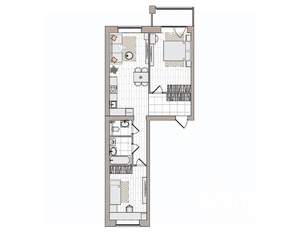 3-к квартира, вторичка, 68м2, 6/7 этаж