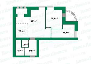 3-к квартира, вторичка, 105м2, 7/8 этаж