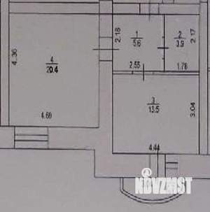 1-к квартира, вторичка, 45м2, 5/10 этаж