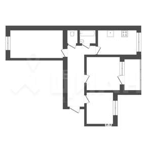 3-к квартира, вторичка, 63м2, 8/10 этаж