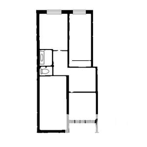 3-к квартира, вторичка, 71м2, 3/4 этаж