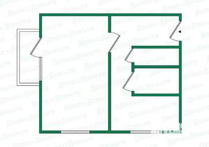 1-к квартира, вторичка, 31м2, 5/5 этаж