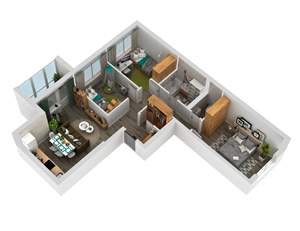 3-к квартира, вторичка, 76м2, 9/12 этаж