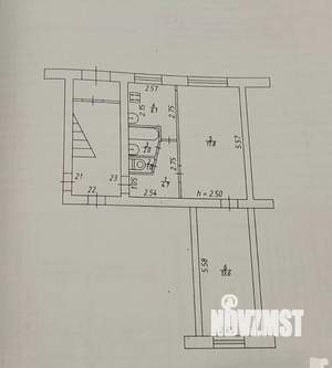 2-к квартира, вторичка, 48м2, 1/5 этаж
