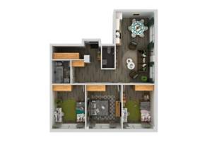 4-к квартира, вторичка, 87м2, 9/16 этаж
