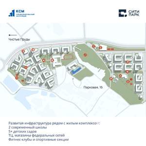 1-к квартира, вторичка, 36м2, 5/7 этаж
