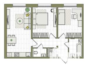 3-к квартира, вторичка, 60м2, 1/17 этаж
