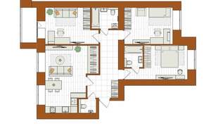 4-к квартира, вторичка, 97м2, 5/12 этаж