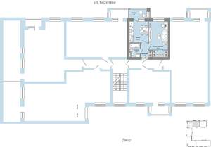 1-к квартира, вторичка, 36м2, 2/4 этаж