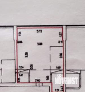 1-к квартира, вторичка, 41м2, 8/9 этаж