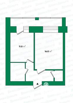 1-к квартира, вторичка, 38м2, 3/10 этаж