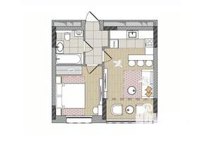 2-к квартира, вторичка, 42м2, 15/17 этаж