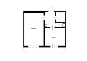 1-к квартира, вторичка, 38м2, 3/4 этаж