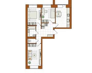 3-к квартира, вторичка, 69м2, 9/12 этаж