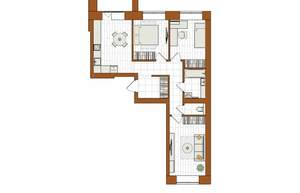 3-к квартира, вторичка, 67м2, 1/12 этаж