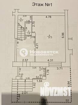4-к квартира, вторичка, 105м2, 1/4 этаж