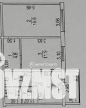 2-к квартира, вторичка, 49м2, 3/10 этаж