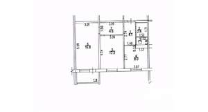 2-к квартира, вторичка, 50м2, 2/10 этаж
