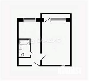 1-к квартира, вторичка, 29м2, 5/5 этаж