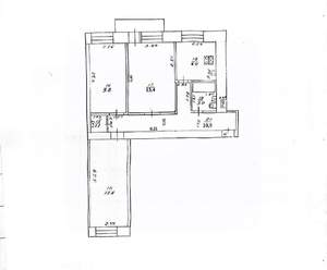 3-к квартира, вторичка, 58м2, 4/5 этаж