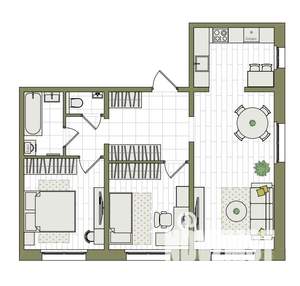 3-к квартира, вторичка, 64м2, 11/17 этаж