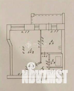 1-к квартира, вторичка, 39м2, 9/10 этаж
