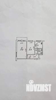 2-к квартира, вторичка, 43м2, 5/5 этаж
