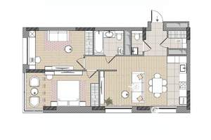 3-к квартира, вторичка, 73м2, 16/17 этаж