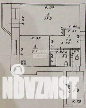 1-к квартира, вторичка, 42м2, 4/10 этаж