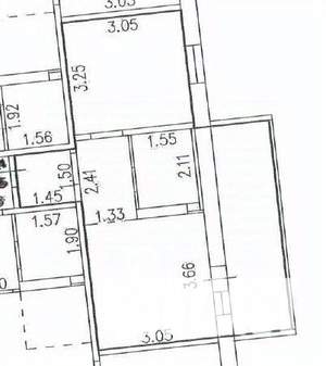 1-к квартира, вторичка, 30м2, 14/17 этаж