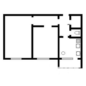 2-к квартира, вторичка, 56м2, 3/5 этаж