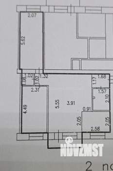 3-к квартира, вторичка, 55м2, 5/5 этаж