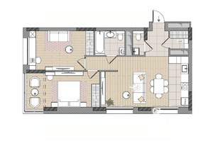 3-к квартира, вторичка, 73м2, 11/17 этаж