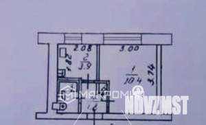 1-к квартира, вторичка, 18м2, 1/9 этаж
