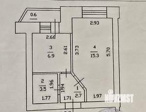 1-к квартира, вторичка, 28м2, 7/10 этаж