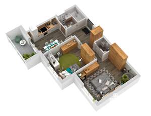 2-к квартира, вторичка, 58м2, 12/12 этаж